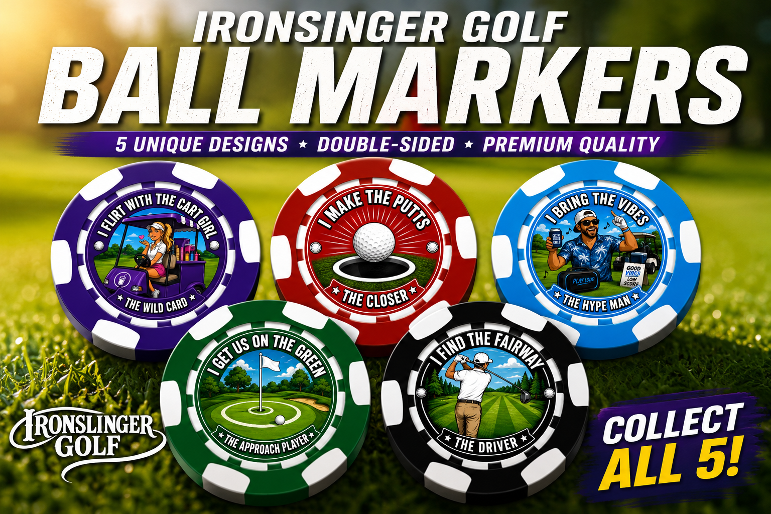 Weekend Warrior Ball Marker Pack
