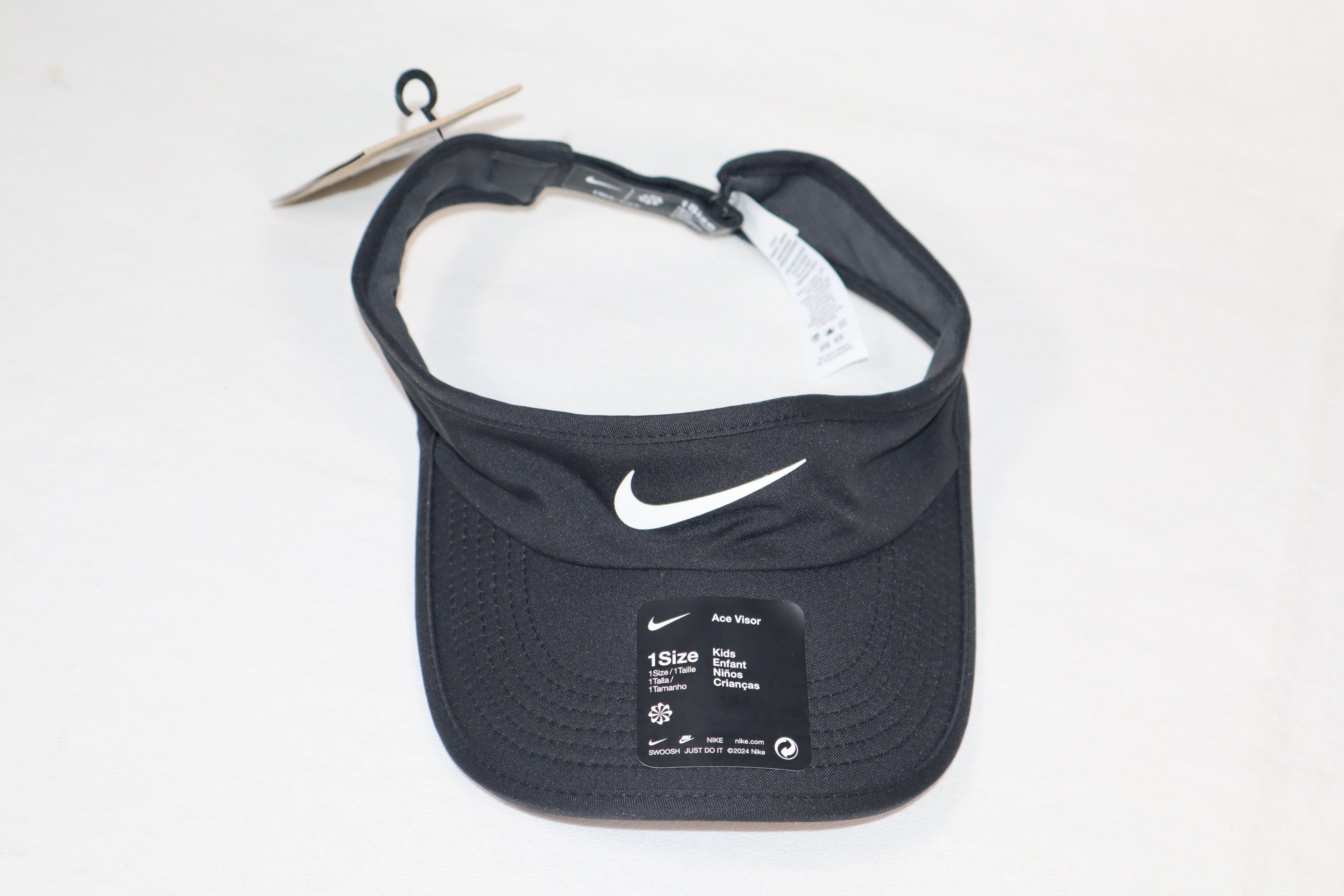 Nike Kids Adjustable Visor – Black – New with Tags