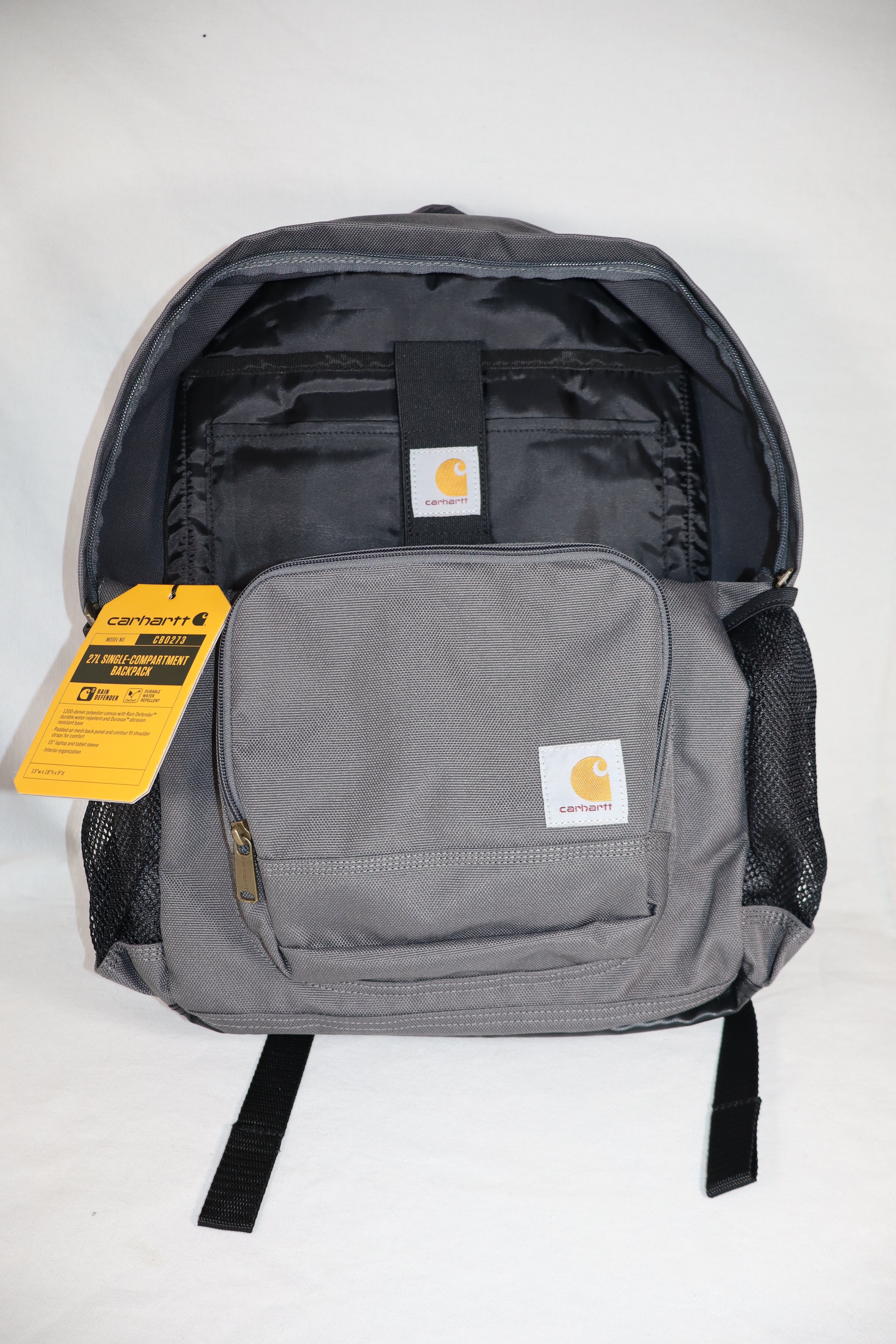 Carhartt 27L Single-Compartment Backpack – Gray – New with Tags